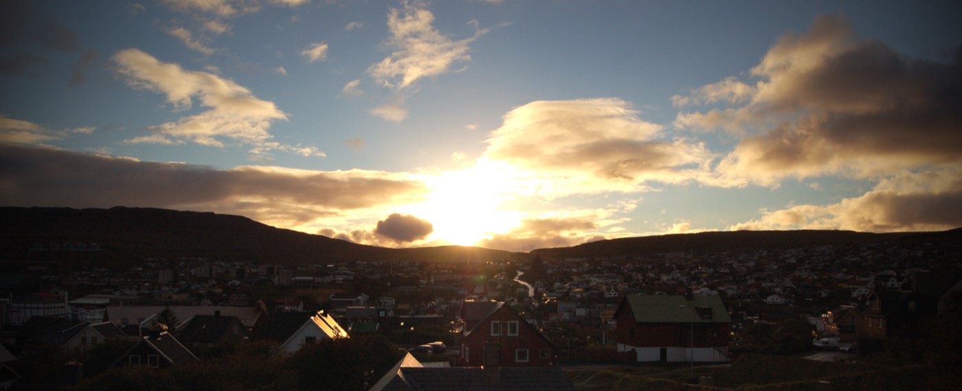 Tórshavn at sunset